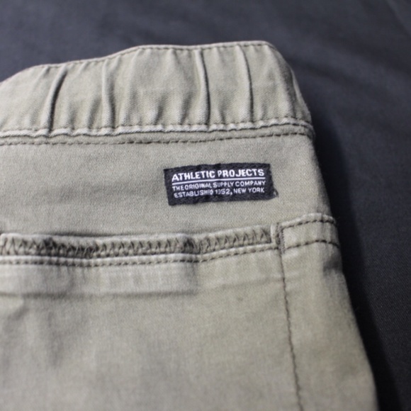 Army Green Cargo Joggers - Picture 3 of 4
